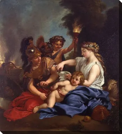 Любовь исправлена ​​(аллегорический портрет Марии-Мадлен де Кастиль, мадам Фуке)