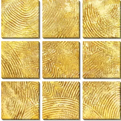 Модульная картина Желтая текстура №2