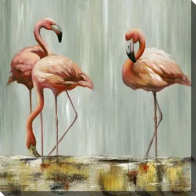 Розовые фламинго №3