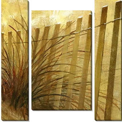 Модульная картина Осенний дворик №2