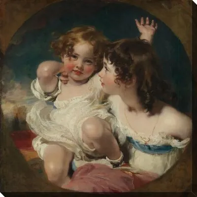 Спокойные Дети (Эмили, 1818–?1906 год и Лаура Энн, 1820-1894 годы)