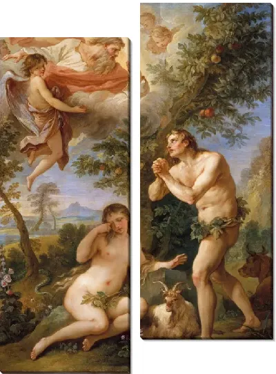 Картина Обличение Адама и Евы