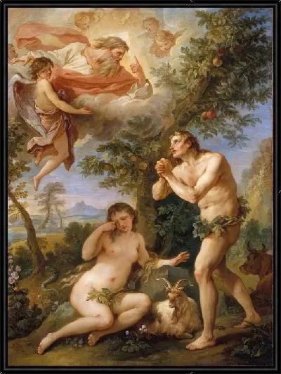 Картина Обличение Адама и Евы