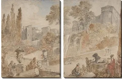 Сады виллы д'Эсте в Тиволи