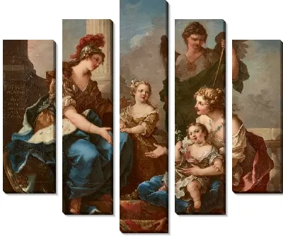 Молодость и добродетель, представляющие двух принцесс во Францию, или мадам Аделаида и мадам Виктуар