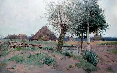 Картина Деревня (Village)