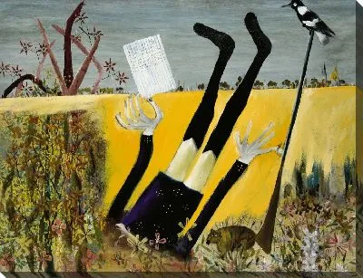 Картина Полицейский в дыре вомбата