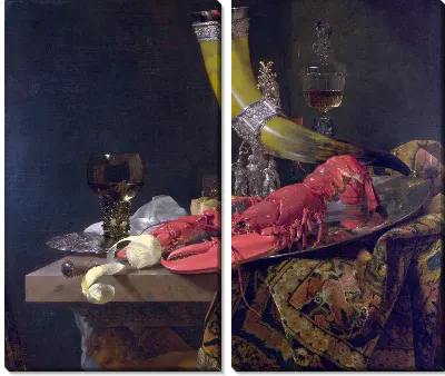 Картина Натюрморт с питьевым рогом (Still Life with Drinking-Horn)