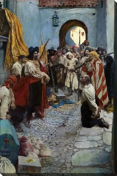 Картина Вымогательство дани у горожан