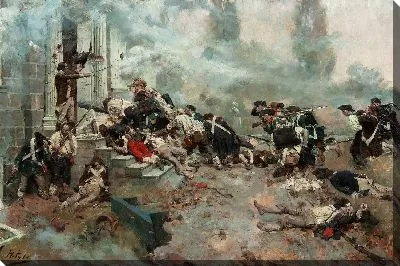 Картина Нападение на дом Жевунов