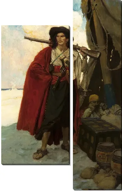 Картина Этот пират был очень живописным парнем