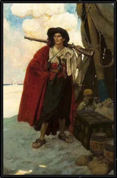 Картина Этот пират был очень живописным парнем