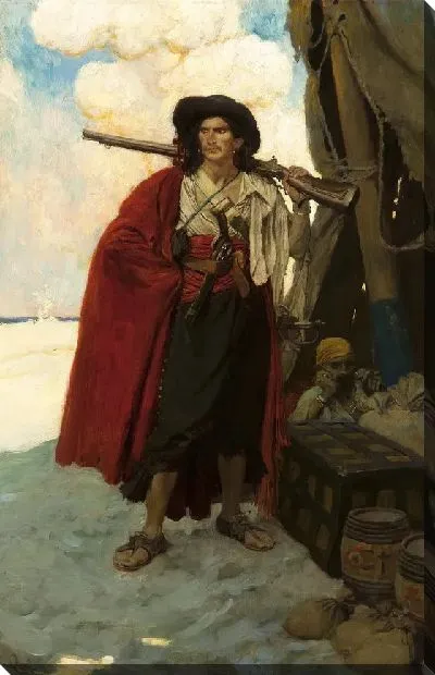 Картина Этот пират был очень живописным парнем