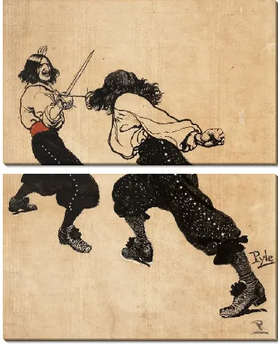 Картина Этюд для плаката и обложки для книги «Иметь и держать»