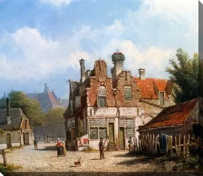 Голландский пейзаж (A Dutch Town Scene)