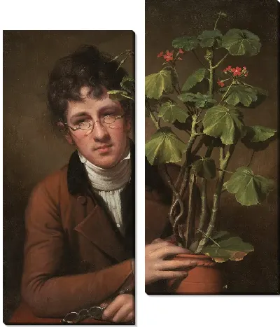 Картина Рубенс Пил с геранью