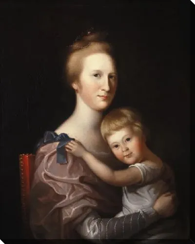 Картина Портрет миссис Джон Брайс и дочь