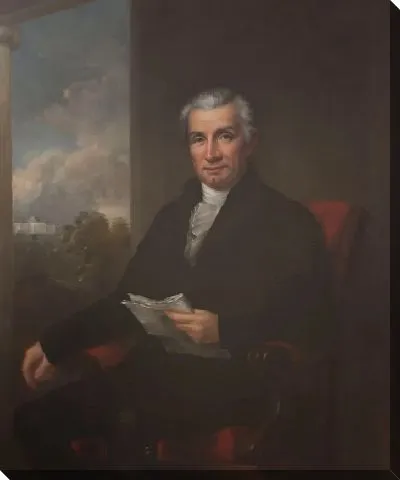 Картина Портрет Джеймса Монро кисти Рембрандта Пила