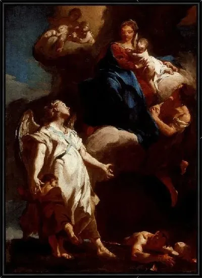 Картина Богородица, явившаяся Ангелу-Хранителю