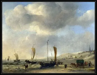 Картина Берег в Схевенингене (The Shore at Scheveningen)