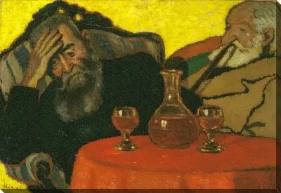 Мой отец и Пьячек, с красным вином