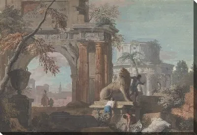 Каприччио с Римскими руинами