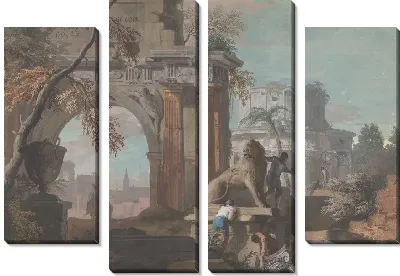 Каприччио с Римскими руинами