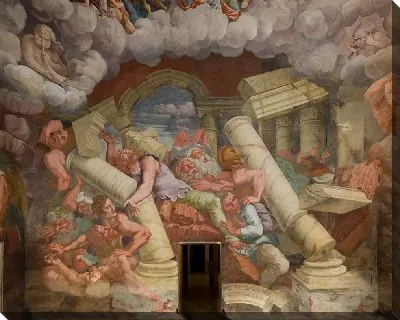 Картина Палата Гигантов - Боковая стена