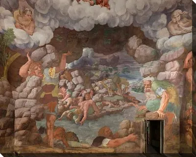 Картина Палата Гигантов - Боковая стена