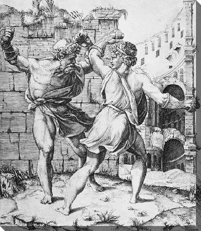 Картина Энтеллус и Дарес