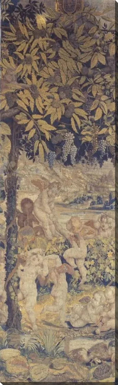 Картина Гобелен с играющими Путти