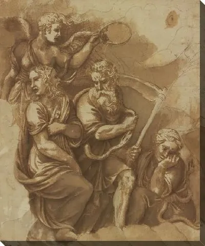 Победа, Янус, Хронос и Гея