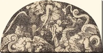 Картина Юпитер приносит воду Стикса Психее