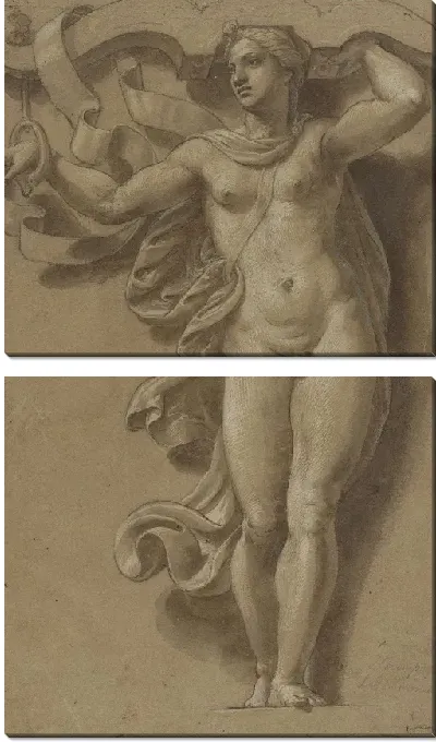 Картина Гермафродит как Кариатида