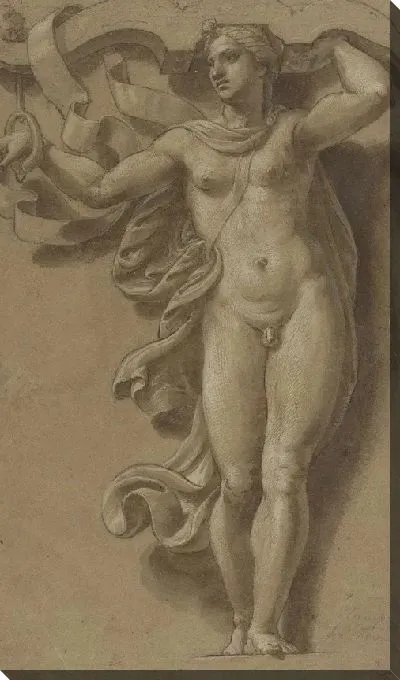 Картина Гермафродит как Кариатида