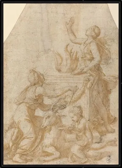 Картина Жертвоприношение козла Юпитеру