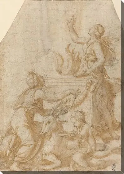 Картина Жертвоприношение козла Юпитеру