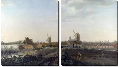 Картина Пейзаж с видом на Дордрехт (A Landscape with a View of Dordrecht)