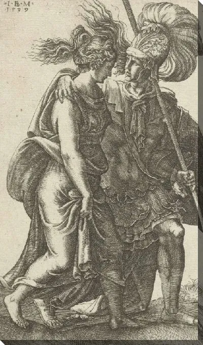 Картина Римский воин и молодая женщина