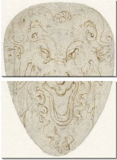 Картина Голова сатира с бараньими рогами и ослиными ушами