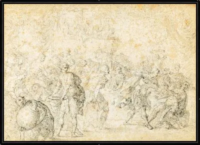 Сцена троянской войны