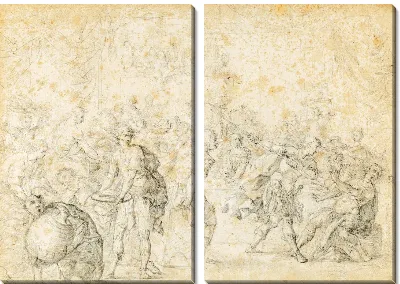 Сцена троянской войны