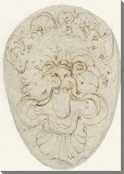 Картина Голова сатира с открытым ртом