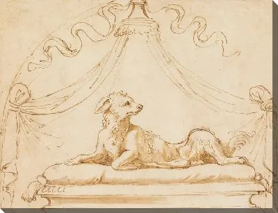 Эскиз памятника собаке