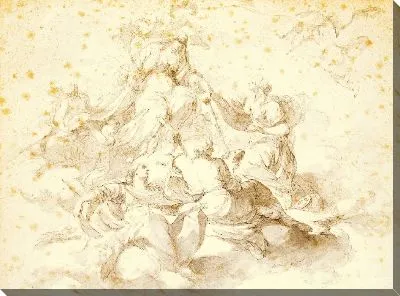 Картина Этюд Успения Богородицы