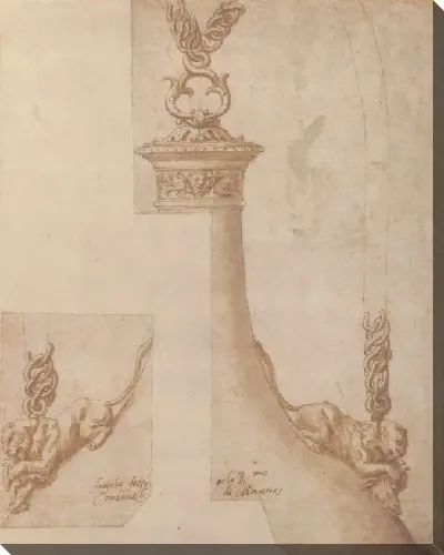 Картина Дизайн для колбы с цепными ручками