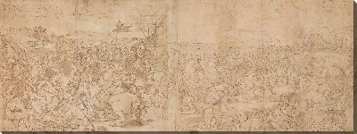 Картина Копия после фрески с битвой при Константине в Ватиканском дворце