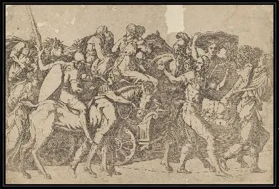 Марширующие войска со щитами