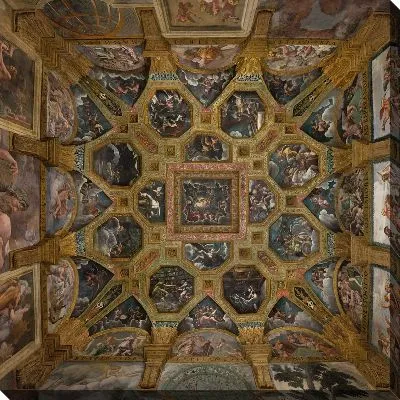 Картина Зал Купидона и Психеи — Потолок