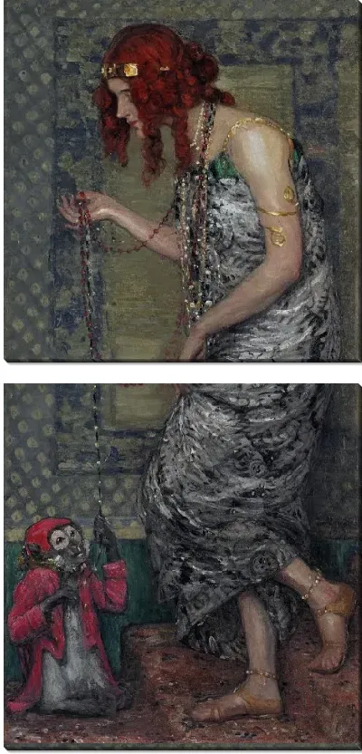 Картина Принцесса и обезьяна